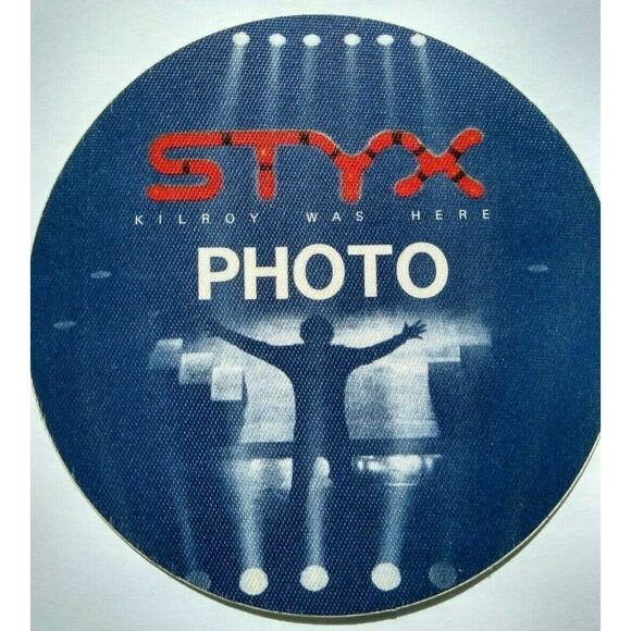 Styx Kilroy Was Here Backstage Pass Original 1984 Rock Concert Mister Roboto - Picture 2 of 3
